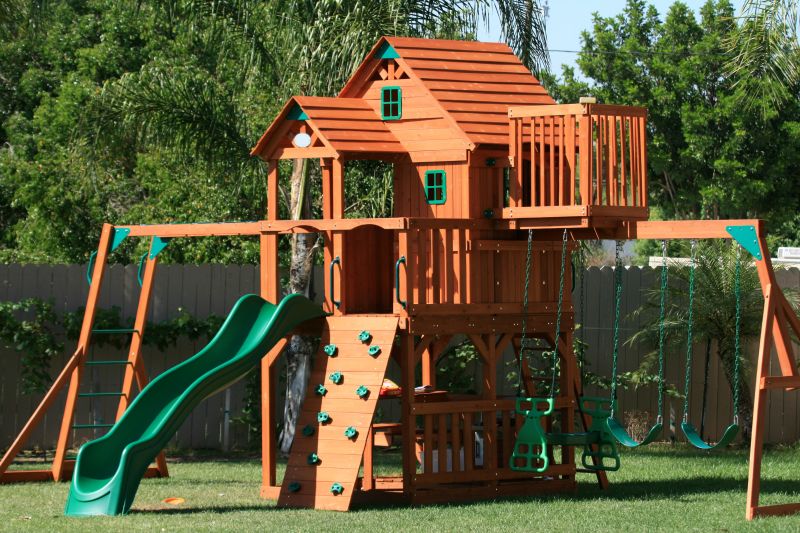 Wooden Swing Set Installation in Boulder, CO